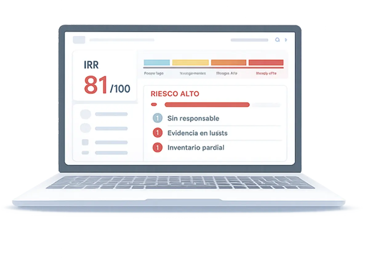 Vista previa del diagnóstico y resultados